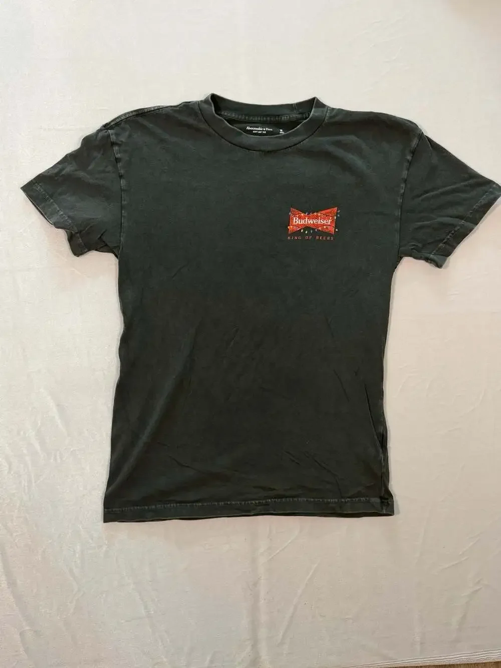 Vintage Salem Budweiser Nascar T Shirt Single Stitch 90's #25 Sz Medium Promo